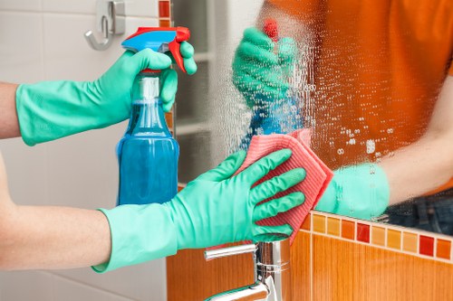 Airbnb cleaning service preparing a Westkensington rental for new guests