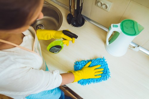 Cleaner Westkensington secure payment area on a protected booking page