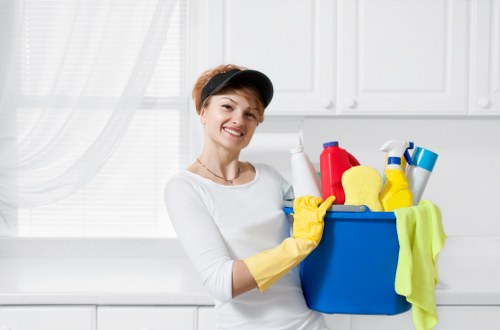 Kitchen deep clean during a one off cleaning visit in Westkensington