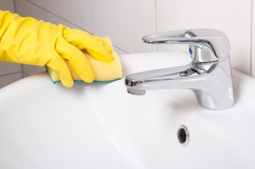 Illustration of safe online payment processing for Cleaner Westkensington