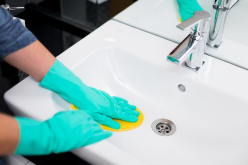 Commercial floor cleaning for a Westkensington business interior
