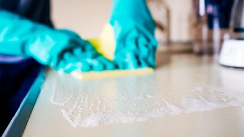 Specialist care for large decorative rugs during cleaning